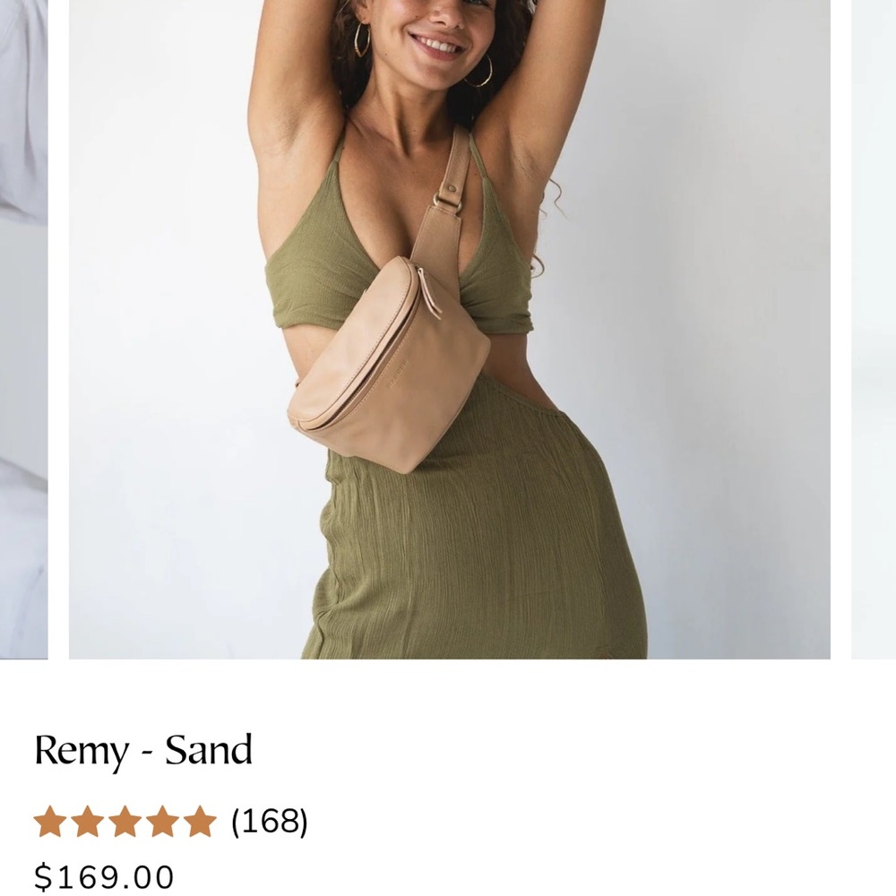 Mandrn 100% leather remy bumbag